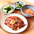 本日の晩酌盆〜イカのバター醤油焼き、トマト納豆など