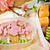 100円shopの型deギョニソの桜舞う満開弁当