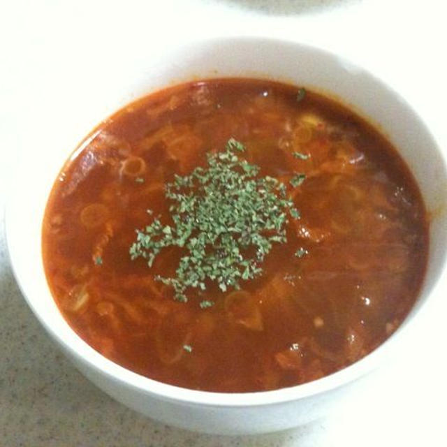 「キムチカレースープ」を作ってみた！
