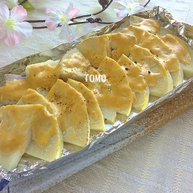 おつまみに♪トースターで簡単！筍の味噌マヨネーズ焼き
