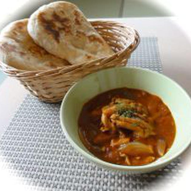 パン＆料理 教室レポート　カレー＆天然酵母のナン