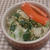 やみつき白菜とほうれん草のサラダとお宮参り