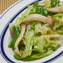 包丁いらず簡単5分！野菜が食べた〜い時のおかず春キャベツとピーマンとエリンギのシンプル炒め。