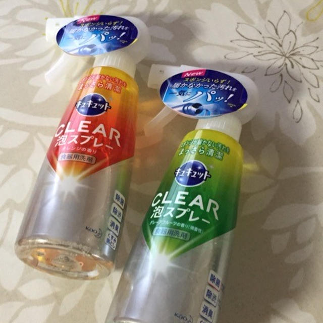 キュキュットCLEAR泡スプレー♡愛用中