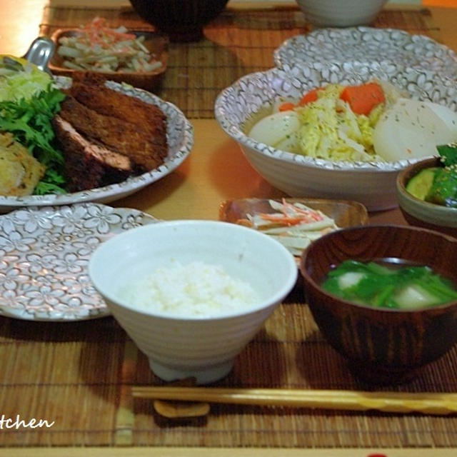 キュッとレモンで♪サーモンフライのお夕飯