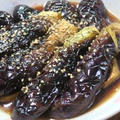 つゆだくウマだれがしみしみ♪　なすのオイスターソース焼き