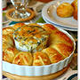 Baked Spinach &amp; Artichoke Dip with Soft Pretzels