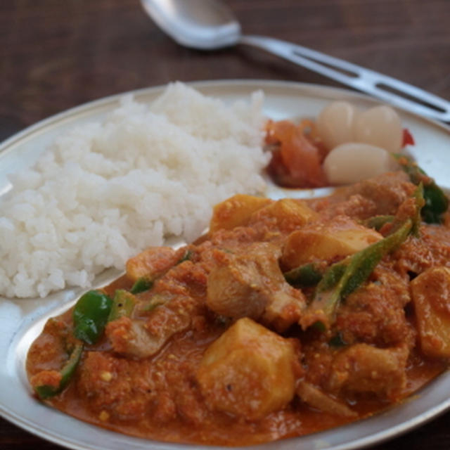 里芋と鶏肉のカレーライス