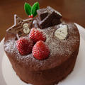 ☆Merry Christmas!!☆苺と生チョコクリームのクリスマスケーキ♪