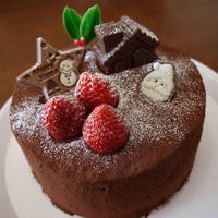☆Merry Christmas!!☆苺と生チョコクリームのクリスマスケーキ♪