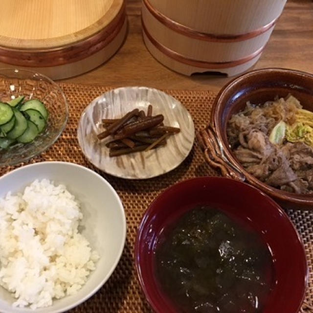 小鍋すき焼き定食