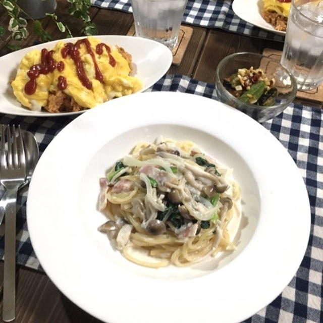超バタバタの晩ごはん…試合2日前の献立。