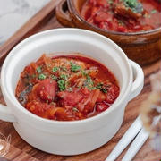 トマト缶余ってない？塩サバがおしゃれに変身！サバのトマト煮