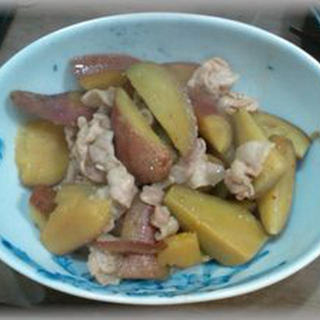 安納芋の豚肉煮　～　今日のひと品