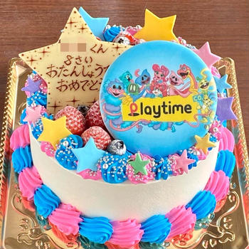 【ハギーワギーの色で…】ポピー プレイタイムのケーキ☆