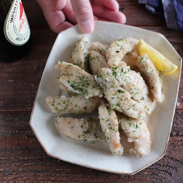 【レシピ】まるでポテチ？鶏むねで簡単！のり塩チキン