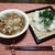 素麺を豚バラと新玉ねぎの温かいつけつゆで♪