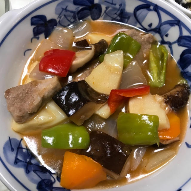 酢豚と今日のお弁当