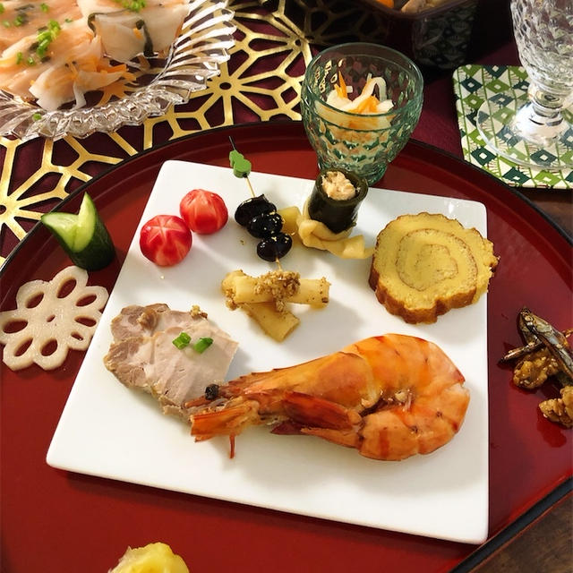 2021初ブログ〜年末年始のsaki家の食卓〜栗餡と、残った栗きんとんで栗カスタード