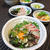 休肝日 ・ 宇和島風鯛めしとあぶら麩じゃが。 梅唐辛子♪