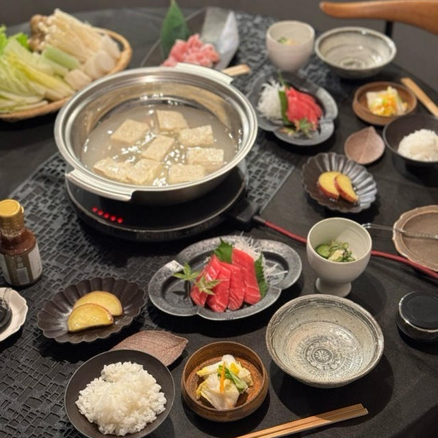 鬼リピートしている、嬉野温泉湯豆腐の夜ごはん