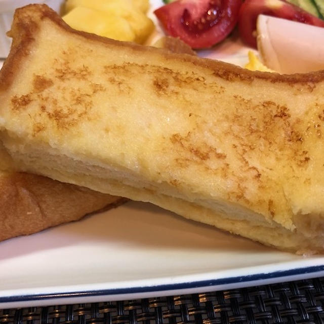 バター香るフレンチトースト♡休日朝ごはん