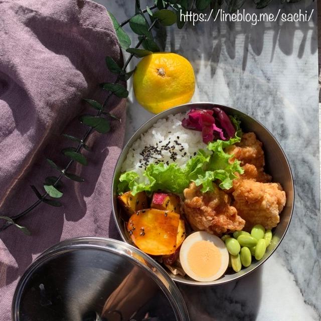 息子の＊鶏の唐揚げ弁当♡【#お弁当#唐揚げ】
