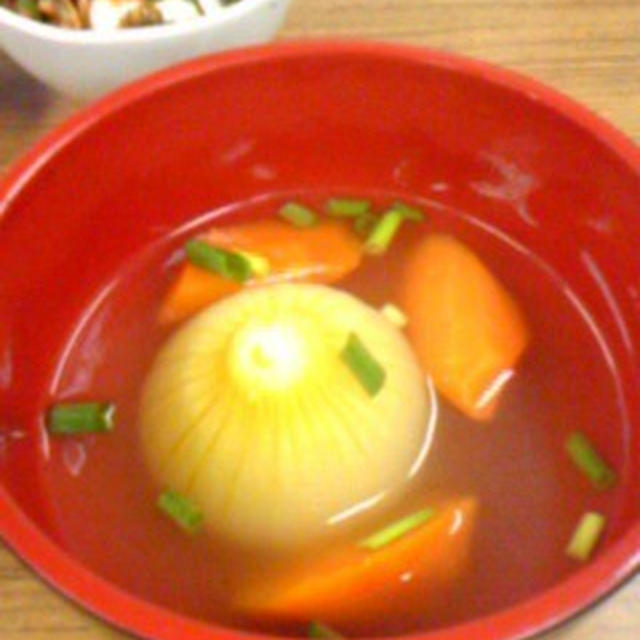 新玉葱まるごとスープ