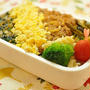 ちょっぴり大人向け！レンチンでそぼろお弁当！