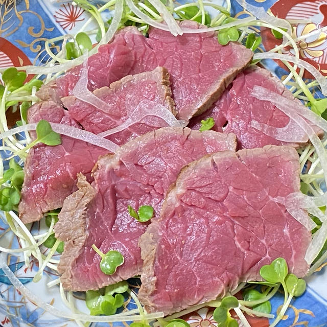 【レシピ】仕事運・金運・健康運アップ！リーズナブルなお肉で、牛肉のたたき風