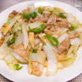 白菜と豚肉のオイスターソース炒め