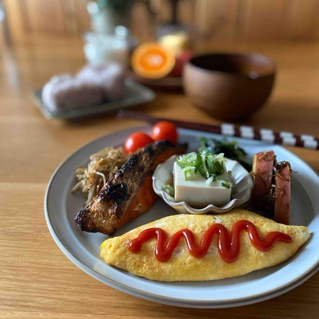 朝ごはん。