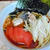 シャキシャキねぎとトマトの酸味の鯖ラーメン♪