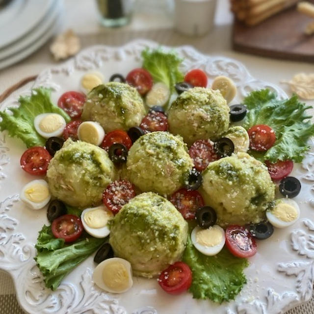 バジル風味のおもてなしポテトサラダ