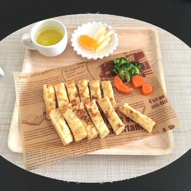 【離乳食完了期】お子様ランチ♡バナナフレンチトースト