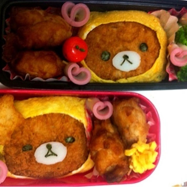 コロッケでリラックマ！キャラ弁