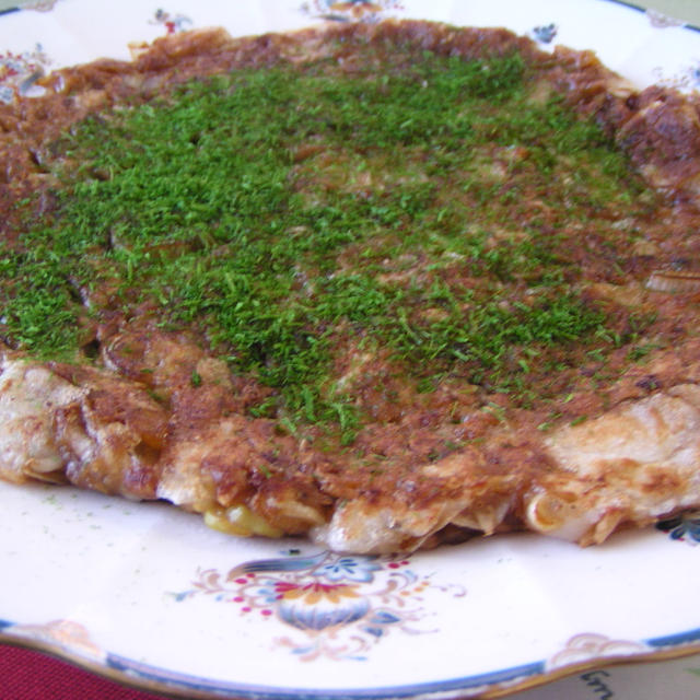 ネギと餅のもっちり焼き