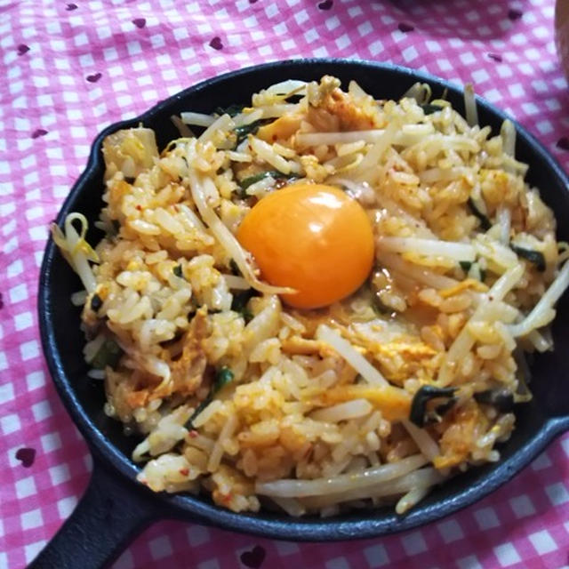 お料理レシピその①★ビビンバ風焼き飯★