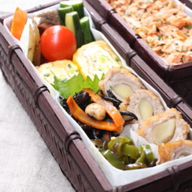 秋の彩り弁当