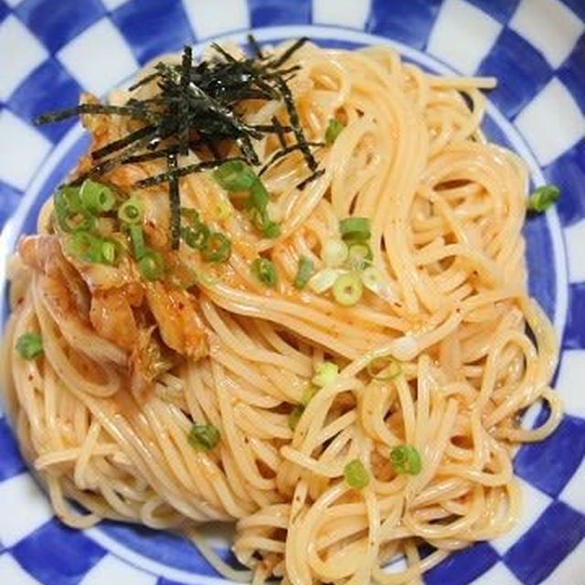 7月23日　　冷たい キムチパスタ