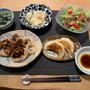 トンデリングの黒酢餡かけ・中華な晩ご飯と　ご近所花散歩♪