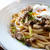 春休みランチ♪レンジで甘辛うどん温玉乗せ