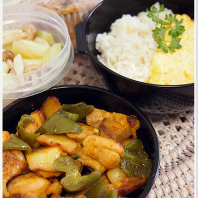6月14日（金）　鶏肉のタンドリーチキン風炒め弁当
