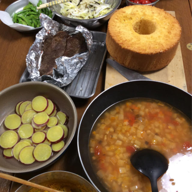 NEWキッチンで料理する！
