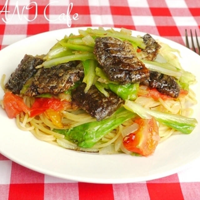秋刀魚のパスタ