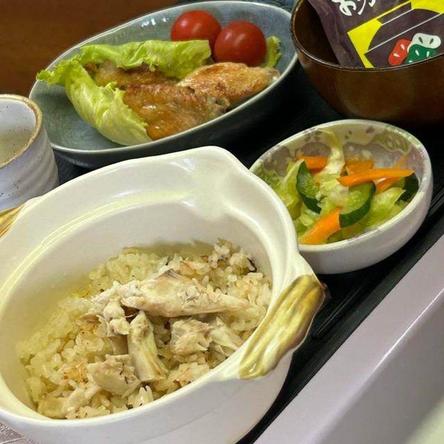 6.12☆【ウチの夜ごはん】鯛めし❣️ﾃﾞｽ。