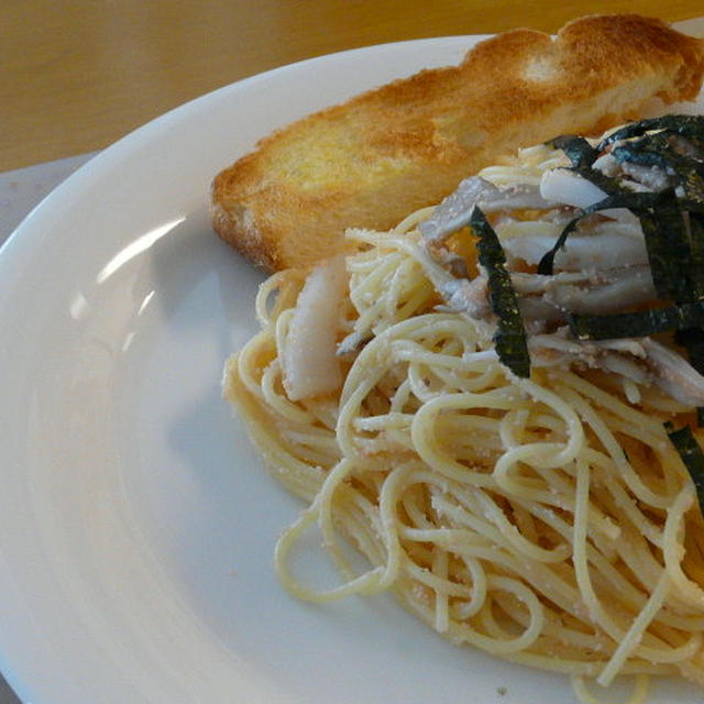 イカ入りたらこパスタ