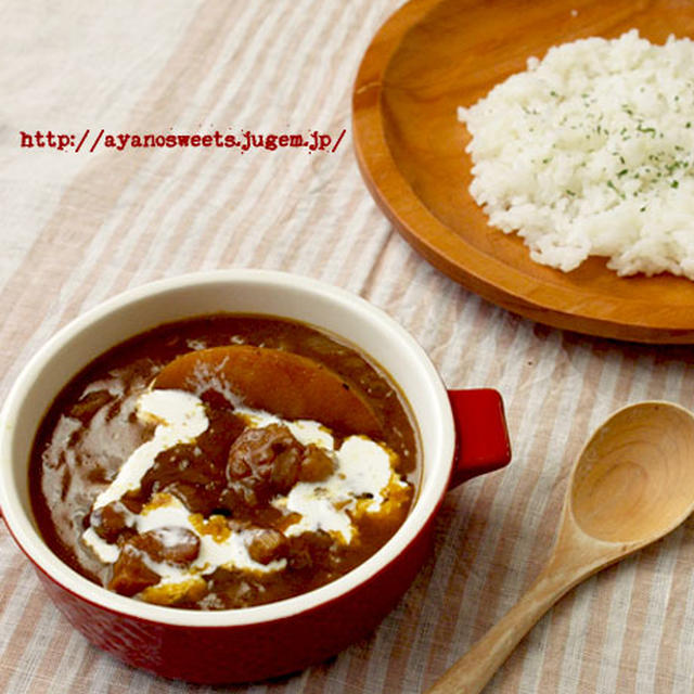豚肉とりんごのマイルドカレー