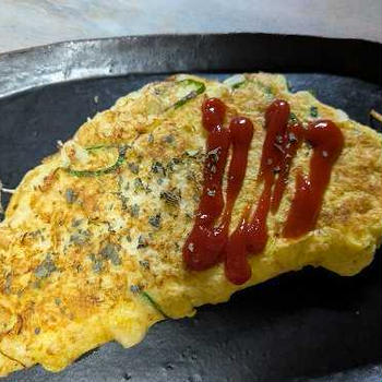 キャベツオムレツ