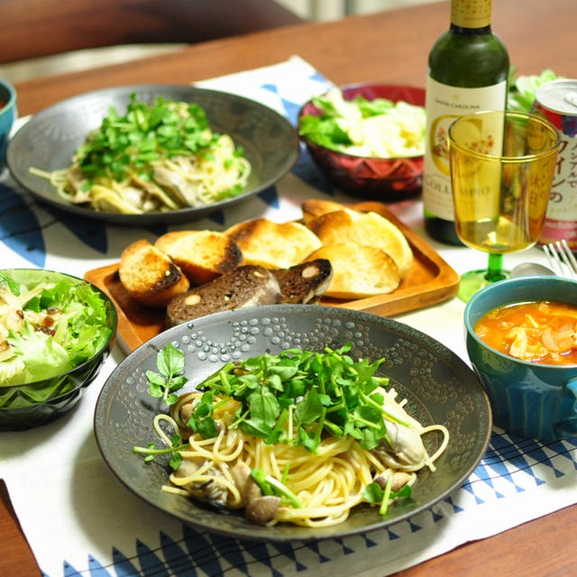 ※お知らせ：きょうの料理に出演させていただきますって話と珍しくパスタで晩ごはん